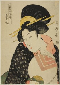 Conhecedores de maneiras contemporâneas (Tosei fozoku tsu): O estilo das gueixas de Kitagawa Utamaro