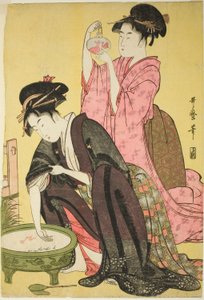 Peixinho dourado de Kitagawa Utamaro
