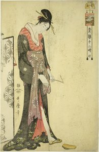 Hora do Boi [02:00] de Kitagawa Utamaro