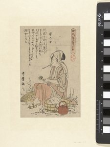 Rice planting girl
Saotome (título sobre o objecto)
Uma representação elegante das mulheres
Onna fuzoku shinasadame (título da série sobre o objecto) de Kitagawa Utamaro