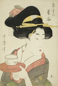 Casa de chá do sul de Kitagawa Utamaro