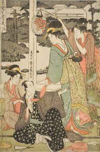 Te Chushingura D Rama Paródia por Farms Beauchies de Kitagawa Utamaro