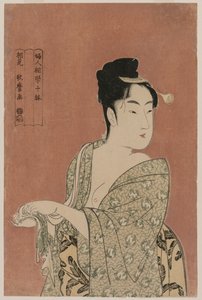 O Tipo Faddish da série Dez Tipos na Fisionomia das Mulheres de Kitagawa Utamaro