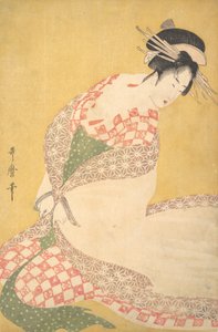 The Outer Robe, ca. 1795. de Kitagawa Utamaro