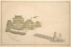 O palácio na lua de Kitagawa Utamaro