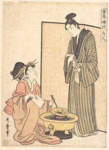 A sétima hora da noite de Kitagawa Utamaro