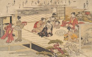 Mulheres a Jogar um Jogo com Conchas, 1790. de Kitagawa Utamaro