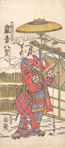 Arashi Otohachi I como um Comediante Famoso, ca. 1766. de Kitao Shigemasa