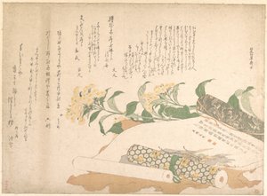 Margaridas e dois makimono