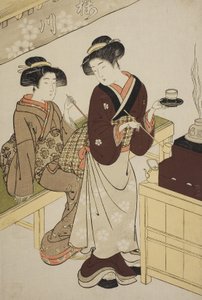 A Casa de Chá Sakuragawa, c.1777