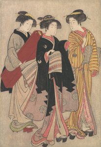 Two Geishas Out Walking, 1739-1820.