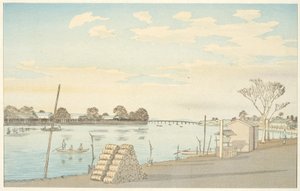 Ferry Fuji-view, no rio Ōkawa