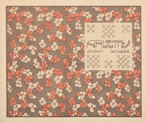 Tecido de seda Arlette, 1901. de Koloman Moser