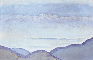 Berge - Montanhas ... (óleo sobre cartão) de Koloman Moser
