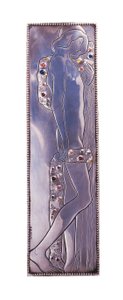 Painel de uma cama de solteiro Wiener Werkstatte, c.1904 (metal)