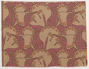Design têxtil, 1898. de Koloman Moser