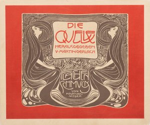A fonte, 1901. de Koloman Moser