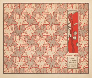 Os mil corvos, 1901. de Koloman Moser