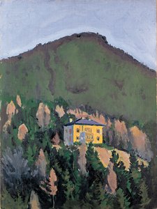 Villa Mautner Markhof am Semmering - Villa Mautner Markhof em Semmering ... (óleo sobre tela) de Koloman Moser