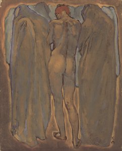 Nu feminino (óleo sobre tábua) de Koloman Moser