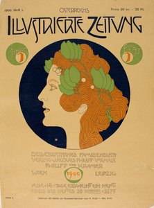 Jornal ilustrado da Áustria, 1900. de Koloman Moser