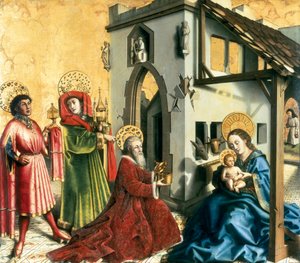 Adoração dos Reis Magos, c.1444 (tempera no painel)