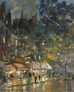 Café em Paris à noite, 1936