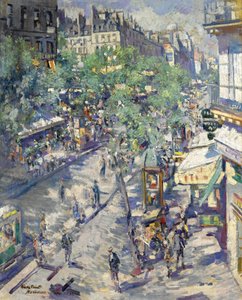 O Boulevard de Sébastopol em Paris, 1923