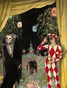 Arlequim e morte, 1918