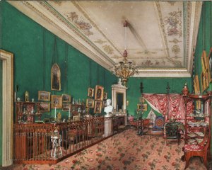 Interiores do Palácio de inverno. O quarto da grande princesa Maria Nikolayevna, 1837