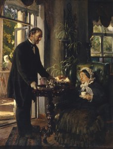 Uma Senhora do Solar, 1886 de Konstantin Egorovich Makovsky
