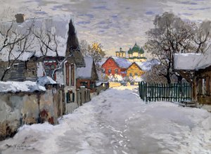 Noite de inverno, um canto de Pskov