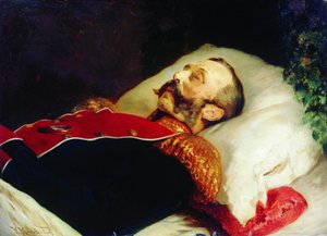 Konstantin Makovsky Alexandre II no palco 1881