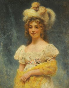 Xaile amarelo Makovsky de Konstantin Makovsky