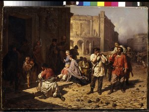 O cerco de Sevastopol em 1854 de Konstantin Nikolaevich Filippov
