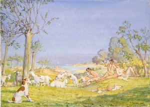 Paisagem com Pastores e Caprinos, 1931