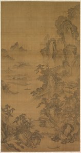 Mercado da Montanha, Claro com Névoa Crescente de Korea, Joseon dynasty