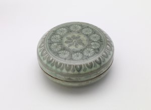 Caixa, período de Koryo, segunda metade do 12º século (cerâmica) de Korean School