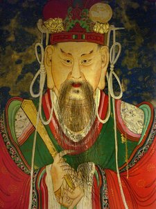 Detalhe, retrato do décimo rei (Yeonsangun