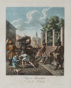 O jogo Pristenok, ca 1812