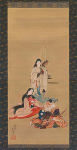 A Lendária Imperatriz Jingu, meados do século XIX. de Kosai Hokushin
