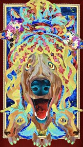 Cães Fantásticos e Coloridos de Kostyantin Malginov