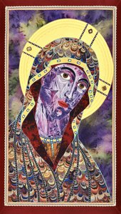Ícone da Madona Roxa de Kostyantin Malginov