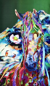 Cavalo abstrato vibrante de Kostyantin Malginov