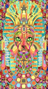 Gato Faraó Vibrante