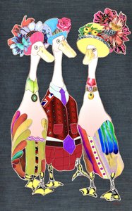 Patos com trajes extravagantes de Kostyantin Malginov