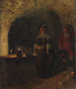 Leonora Christina, liderada por Frederik Ahlefeldt na Torre Azul, 1893. de Kristian Zahrtmann