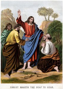 Cristo faz o surdo ouvir, 1860