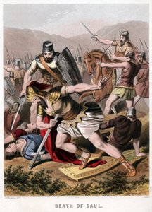 Morte de Saul e seu escudeiro em batalha com os filisteus, 1870
