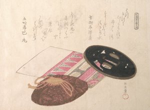Tsuba Sword Guard and Bags, século XIX. de Kubo Shunman